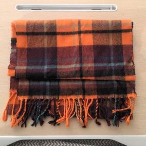 Plaid Fleece Scarf